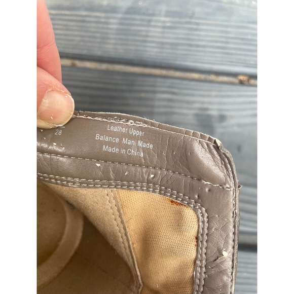 Naturalizer Women's Taupe Ankle Boots Buckle‎ Detail Heel Booties Shoes SZ 11 - Picture 9 of 12